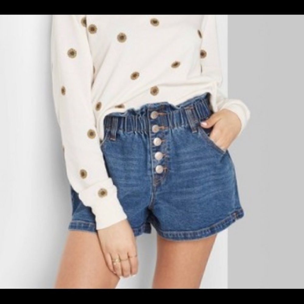Wild fable High waisted button fly shorts